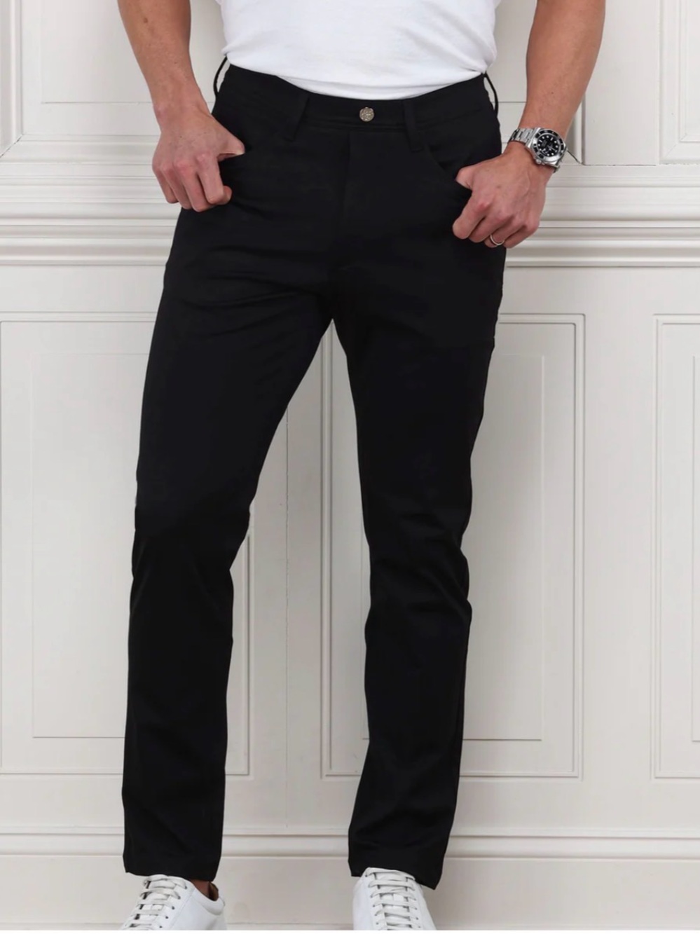NWT Collars & Co Velocity Pull-On Performance Pants Black 36x30